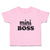 Toddler Clothes Mini Boss Toddler Shirt Baby Clothes Cotton