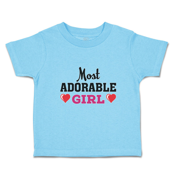 Toddler Clothes Most Adorable Girl Toddler Shirt Baby Clothes Cotton