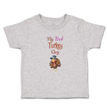 Toddler Clothes My First Turkey Day Toddler Shirt Baby Clothes Cotton