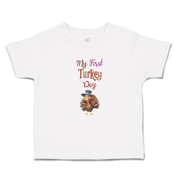 Toddler Clothes My First Turkey Day Toddler Shirt Baby Clothes Cotton