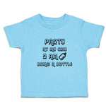 Toddler Clothes Party at My Crib 2 Am Bring A Bottle Toddler Shirt Cotton