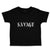 Toddler Clothes Savage Word Toddler Shirt Baby Clothes Cotton