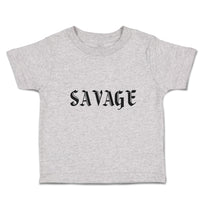 Toddler Clothes Savage Word Toddler Shirt Baby Clothes Cotton