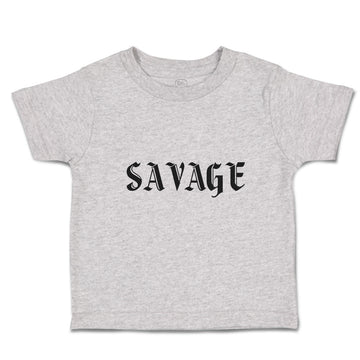 Toddler Clothes Savage Word Toddler Shirt Baby Clothes Cotton