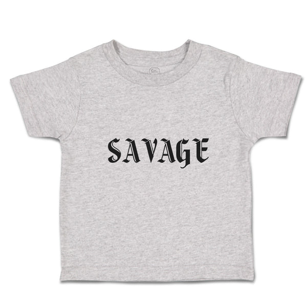 Toddler Clothes Savage Word Toddler Shirt Baby Clothes Cotton