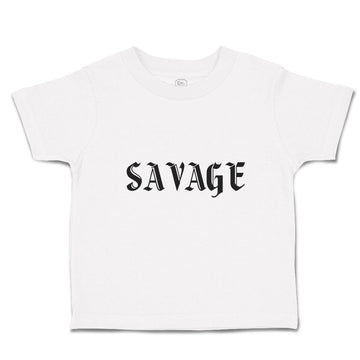 Toddler Clothes Savage Word Toddler Shirt Baby Clothes Cotton
