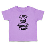 Toddler Clothes Sloth Lets Nap Instead Running Team Toddler Shirt Cotton