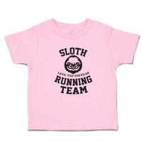 Toddler Clothes Sloth Lets Nap Instead Running Team Toddler Shirt Cotton