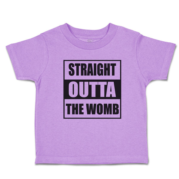 Toddler Clothes Straight Outta The Womb Toddler Shirt Baby Clothes Cotton