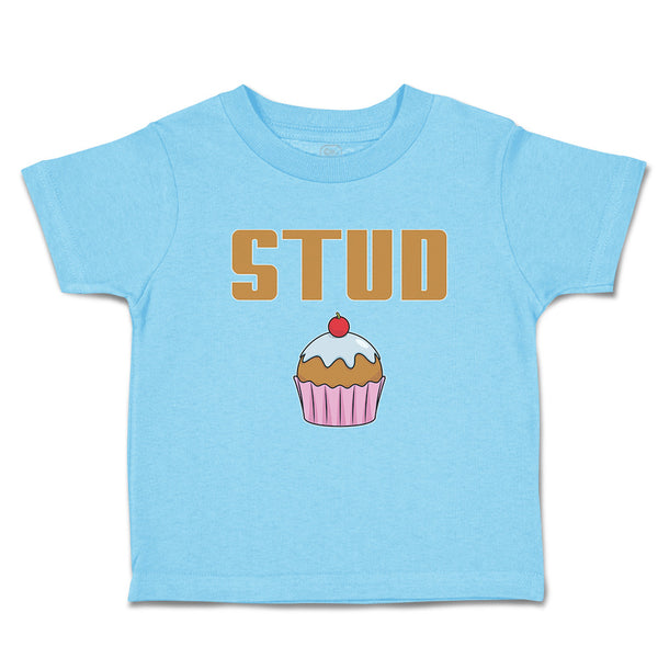 Toddler Clothes Stud with Cherry on Cupcake Toddler Shirt Baby Clothes Cotton