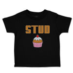 Toddler Clothes Stud with Cherry on Cupcake Toddler Shirt Baby Clothes Cotton