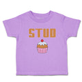 Toddler Clothes Stud with Cherry on Cupcake Toddler Shirt Baby Clothes Cotton