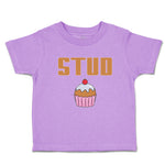 Toddler Clothes Stud with Cherry on Cupcake Toddler Shirt Baby Clothes Cotton