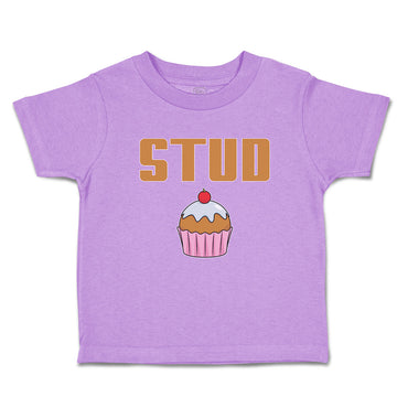 Toddler Clothes Stud with Cherry on Cupcake Toddler Shirt Baby Clothes Cotton