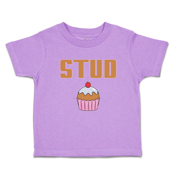 Toddler Clothes Stud with Cherry on Cupcake Toddler Shirt Baby Clothes Cotton