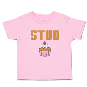 Toddler Clothes Stud with Cherry on Cupcake Toddler Shirt Baby Clothes Cotton