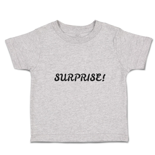 Toddler Clothes Surprise! Toddler Shirt Baby Clothes Cotton