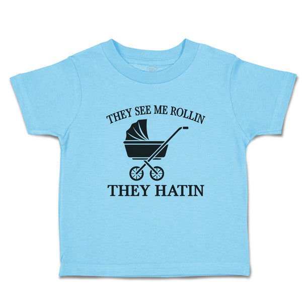 Toddler Clothes They See Me Rollin They Hatin Toddler Shirt Baby Clothes Cotton