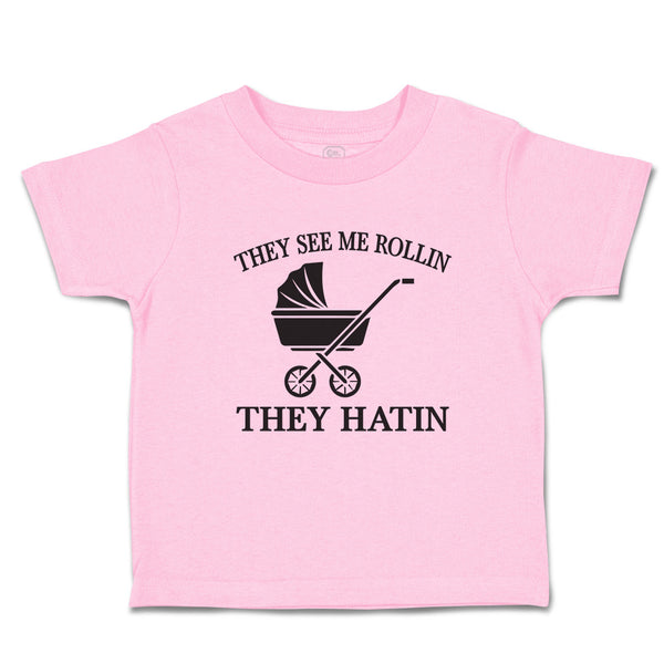 Toddler Clothes They See Me Rollin They Hatin Toddler Shirt Baby Clothes Cotton