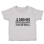 Toddler Clothes This Is My Handstand Shirt Toddler Shirt Baby Clothes Cotton