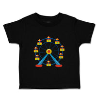 Toddler Clothes Ferris Wheel Funny & Novelty Funny Toddler Shirt Cotton