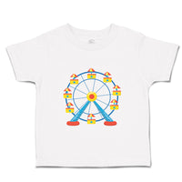 Toddler Clothes Ferris Wheel Funny & Novelty Funny Toddler Shirt Cotton