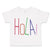 Toddler Clothes Hola! Hello Hispanic Spanish Toddler Shirt Baby Clothes Cotton