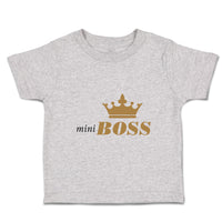 Toddler Clothes Mini Boss B Funny & Novelty Toddler Shirt Baby Clothes Cotton