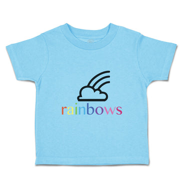 Toddler Clothes Rainbow Poop Funny & Novelty Funny Toddler Shirt Cotton