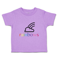 Toddler Clothes Rainbow Poop Funny & Novelty Funny Toddler Shirt Cotton