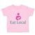 Toddler Clothes Eat Local Baby Funny Humor Toddler Shirt Baby Clothes Cotton