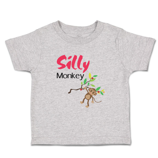 Toddler Clothes Silly Monkey Animals Safari Toddler Shirt Baby Clothes Cotton