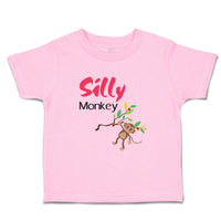 Toddler Clothes Silly Monkey Animals Safari Toddler Shirt Baby Clothes Cotton