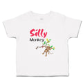 Toddler Clothes Silly Monkey Animals Safari Toddler Shirt Baby Clothes Cotton