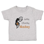 Toddler Clothes Little Chunky Monkey Animals Zoo Toddler Shirt Cotton