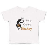 Toddler Clothes Little Chunky Monkey Animals Zoo Toddler Shirt Cotton