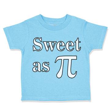 Toddler Clothes Sweet as Pi Sign Geek Nerd Toddler Shirt Baby Clothes Cotton