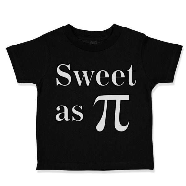 Toddler Clothes Sweet as Pi Sign Geek Nerd Toddler Shirt Baby Clothes Cotton