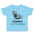 Toddler Clothes Warning : I'M Teething Lion Ocean Sea Life Toddler Shirt Cotton