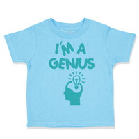 Toddler Clothes I'M A Genius Egg Funny Nerd Geek Toddler Shirt Cotton