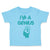 Toddler Clothes I'M A Genius Egg Funny Nerd Geek Toddler Shirt Cotton