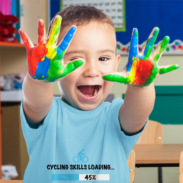 Toddler Clothes Cycling Skills Loading Please Wait Bicycle Cycling Toddler Shirt