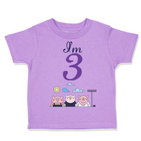 I'M 3 Pigs 3 Year Old Third Birthday