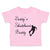 Toddler Clothes Daddy's Skateboard Buddy Skateboarder Dad Father's Day Cotton