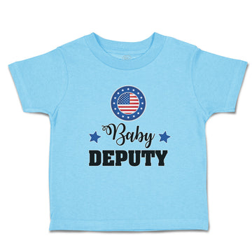 Cute Toddler Clothes An American National Flag with Word Baby Deputy Cotton
