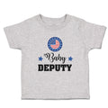 Cute Toddler Clothes An American National Flag with Word Baby Deputy Cotton