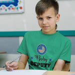 An American National Flag with Word Baby Deputy