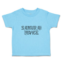 Cute Toddler Clothes Samurai Novice Toddler Shirt Baby Clothes Cotton