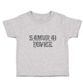 Cute Toddler Clothes Samurai Novice Toddler Shirt Baby Clothes Cotton