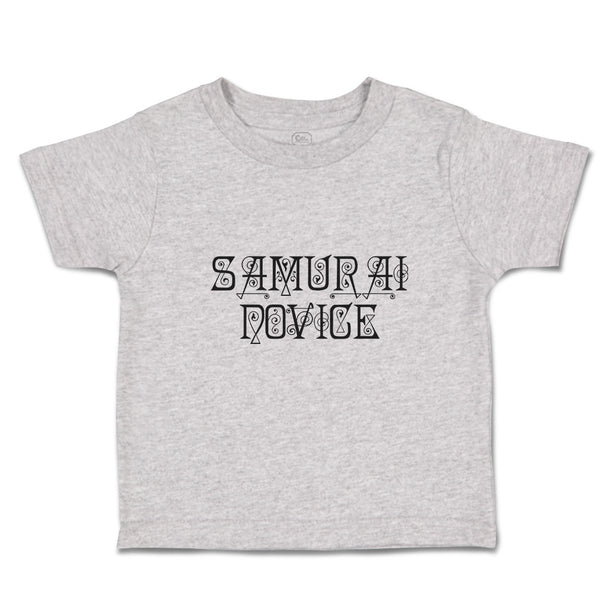 Cute Toddler Clothes Samurai Novice Toddler Shirt Baby Clothes Cotton